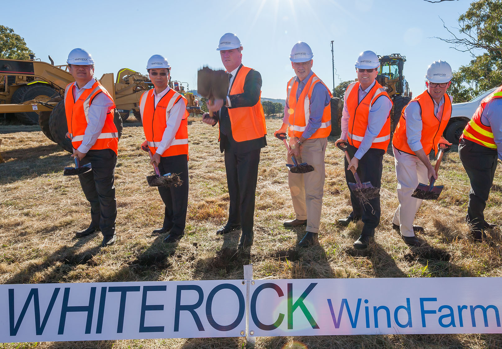 澳大利亚副总理出席中节能澳洲白石风电场项目开工仪式